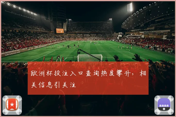 欧洲杯投注入口查询热度攀升，相关信息引关注