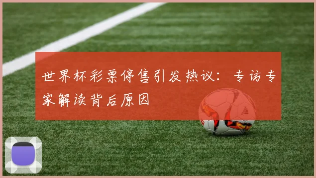 世界杯彩票停售引发热议：专访专家解读背后原因