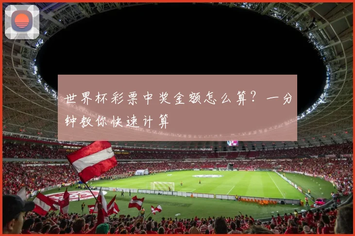 世界杯彩票中奖金额怎么算？一分钟教你快速计算
